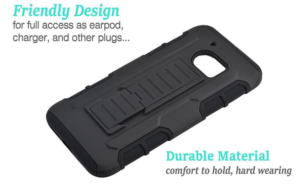 HTC 10 Hybrid armor Case Belt Clip Holster HTC 10 Hybrid armor Case Belt Clip Holster