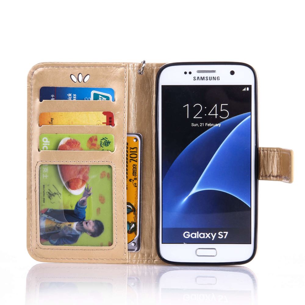 Galaxy S7 EDGE case ID wallet leather case printed