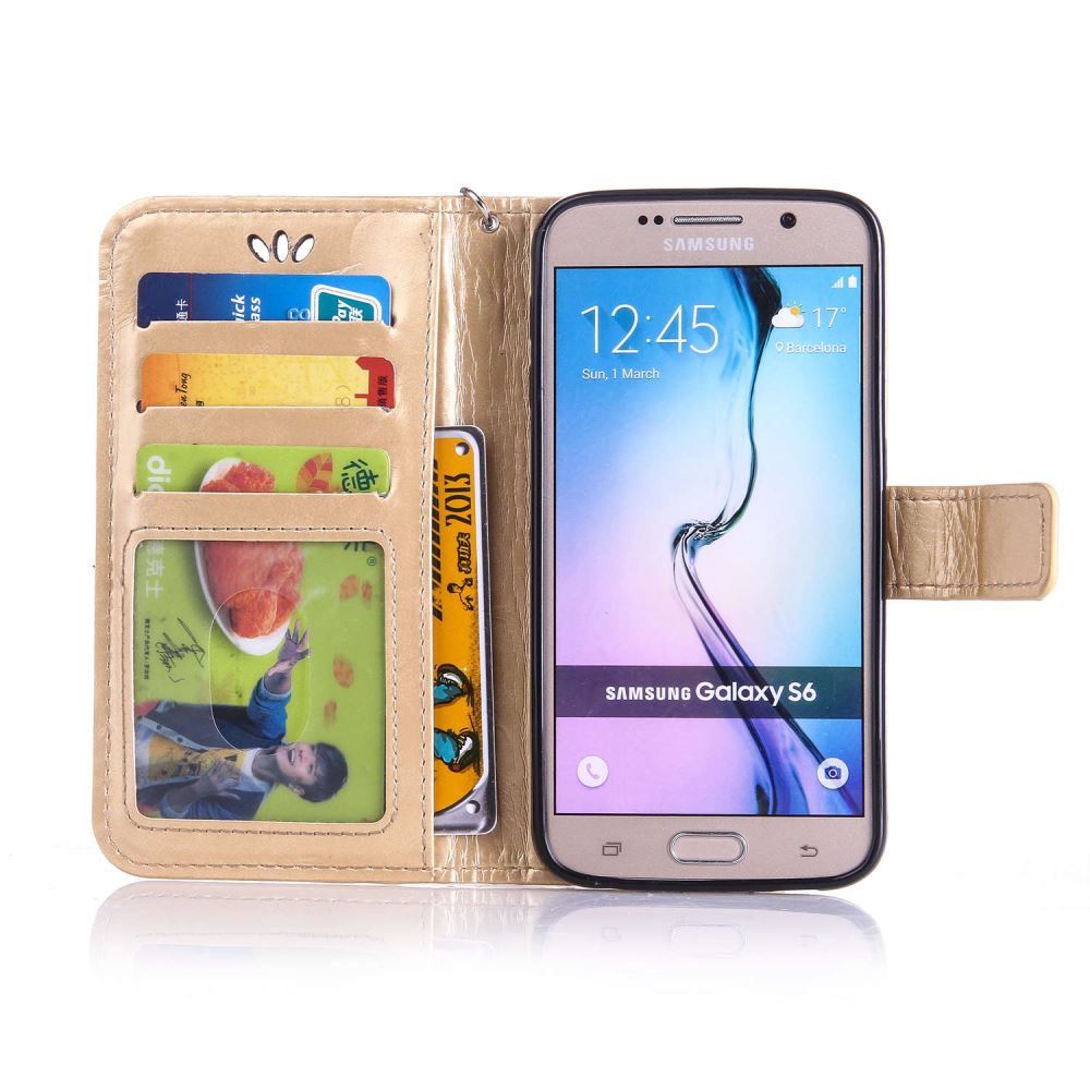 Galaxy S6 case ID wallet leather case printed