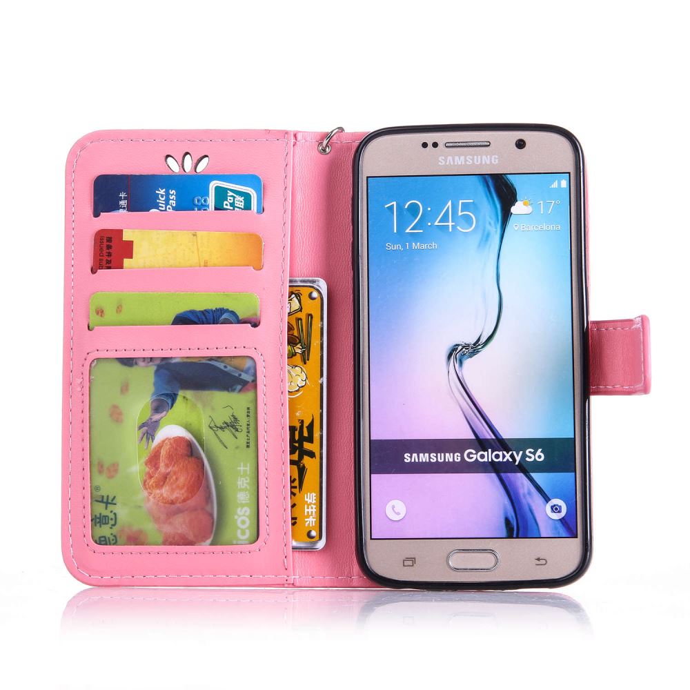Galaxy S6 case ID wallet leather case printed