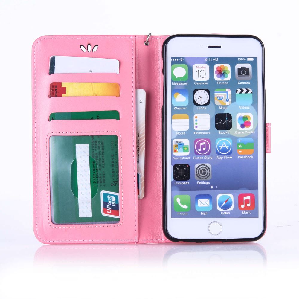 iPhone 5 5S SE case ID wallet leather case printed