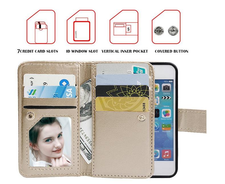 iPhone 5 5s se detachable wallet leather case iPhone 5 5s se detachable wallet leather case