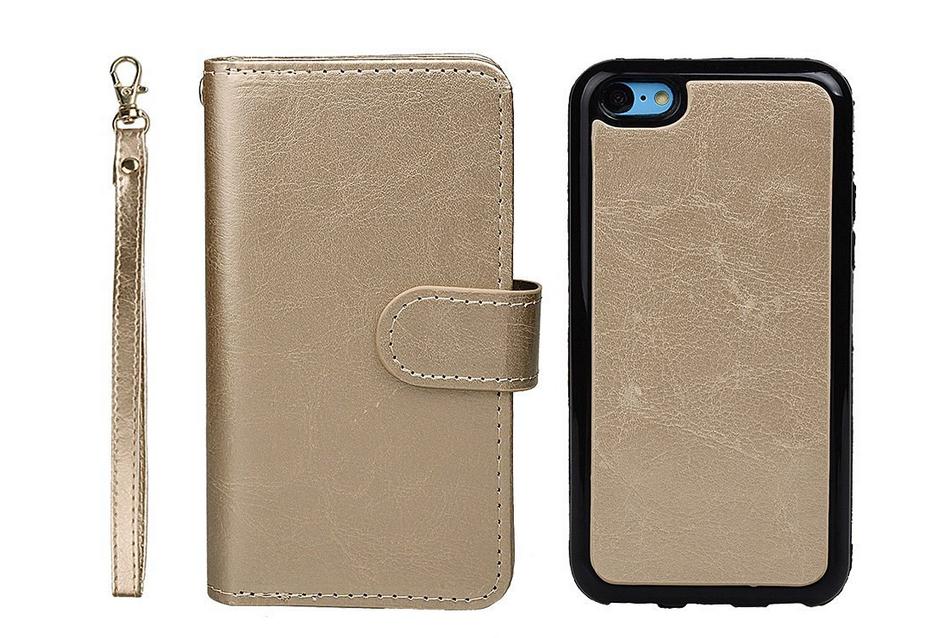 iPhone 5C detachable wallet leather case iPhone 5C detachable wallet leather case