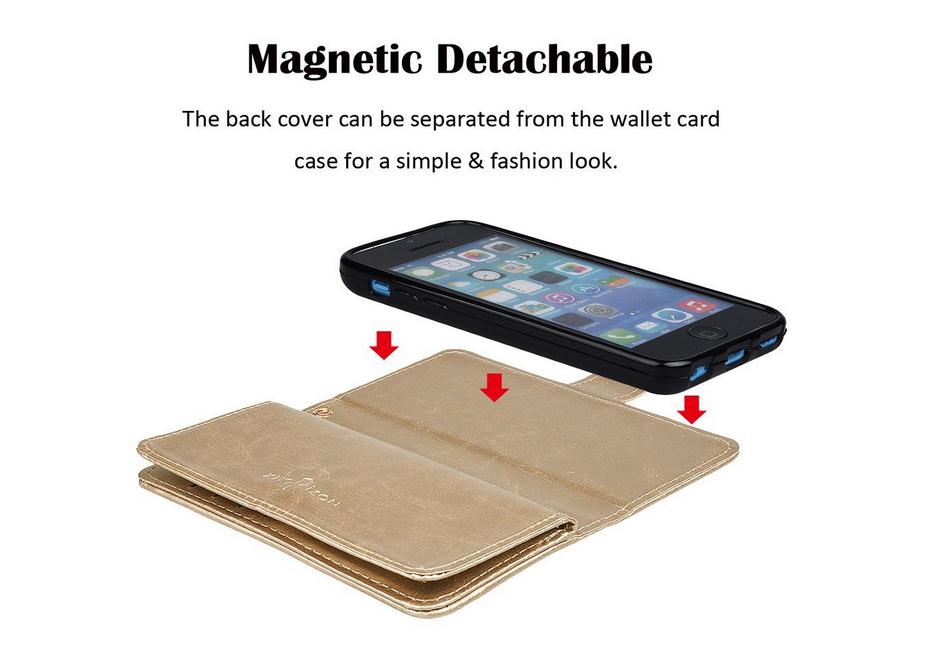 iPhone 5C detachable wallet leather case iPhone 5C detachable wallet leather case