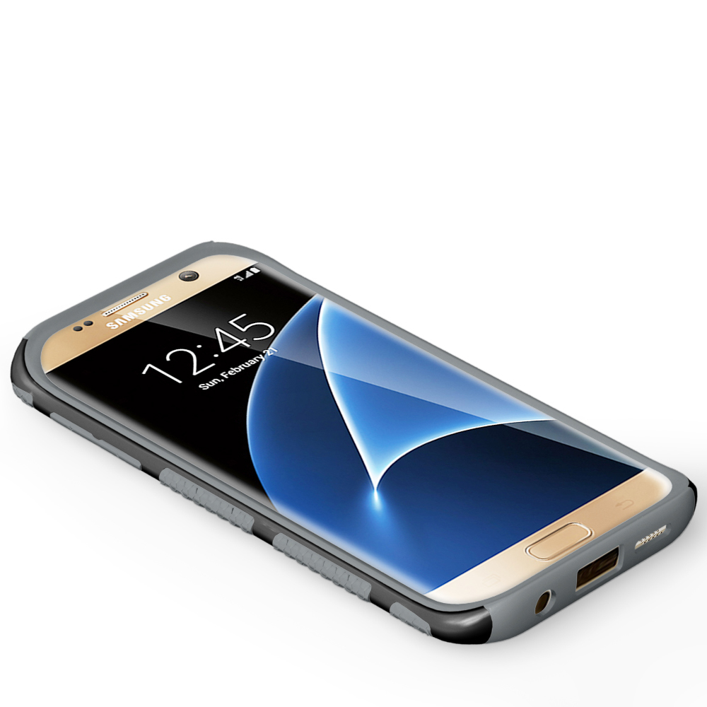 Galaxy S7 EDGE Case Heavy Duty Hybrid Rugged Case
