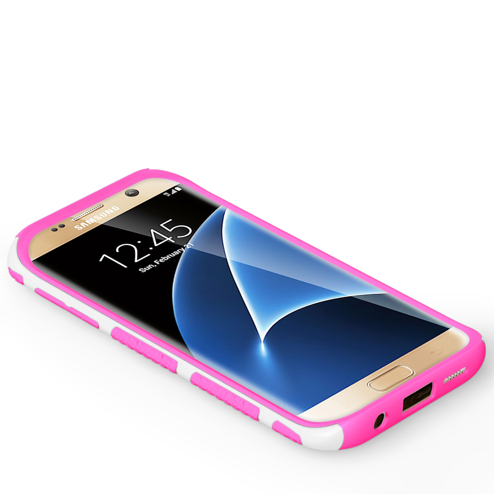 Galaxy S7 EDGE Case Heavy Duty Hybrid Rugged Case