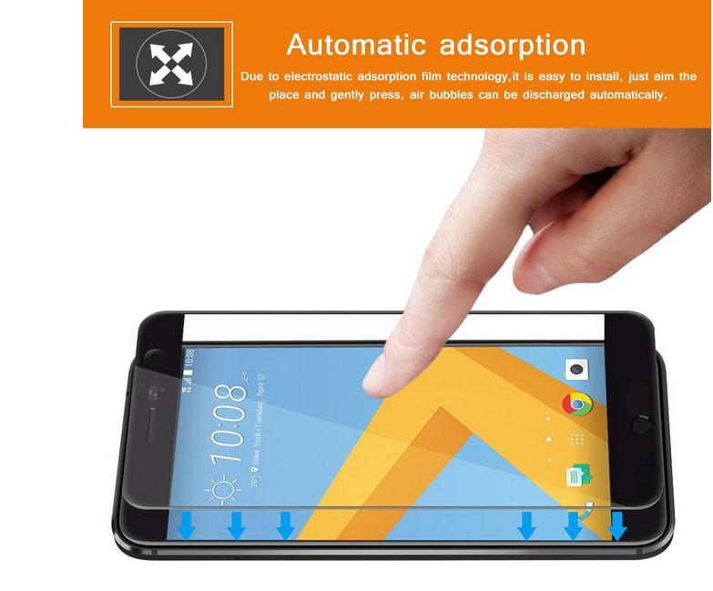 HTC M10  Tempered Glass Full Screen Protector