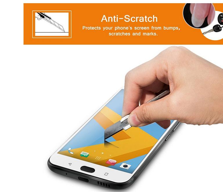HTC M10  Tempered Glass Full Screen Protector
