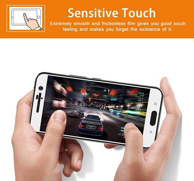 HTC M10  Tempered Glass Full Screen Protector