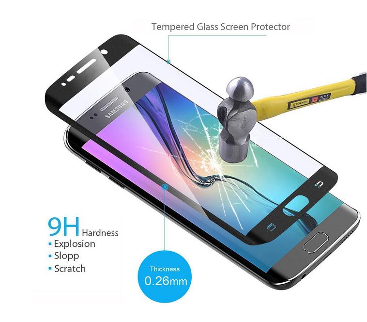 Galaxy S6 edge fully covered Curved Tempered Glass Screen protector Galaxy S6 edge fully covered Curved Tempered Glass Screen protector