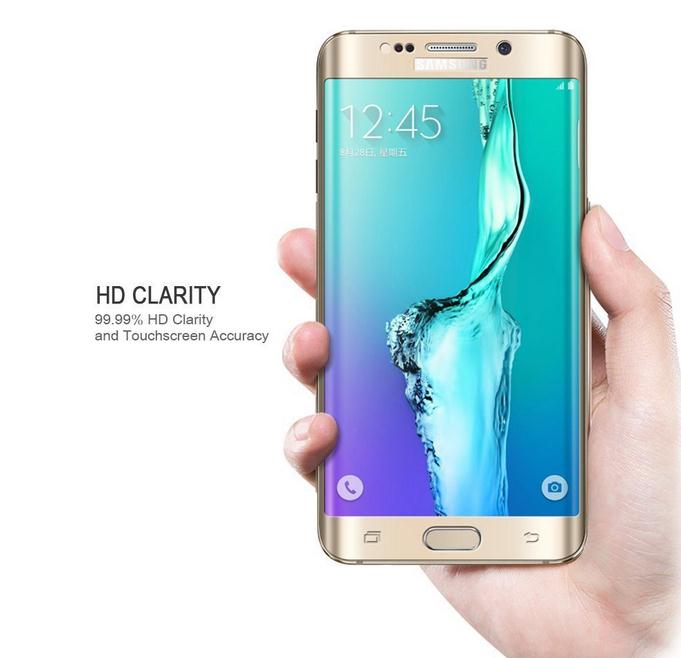 Galaxy S6 edge fully covered Curved Tempered Glass Screen protetor Galaxy S6 edge fully covered Curved Tempered Glass Screen protetor