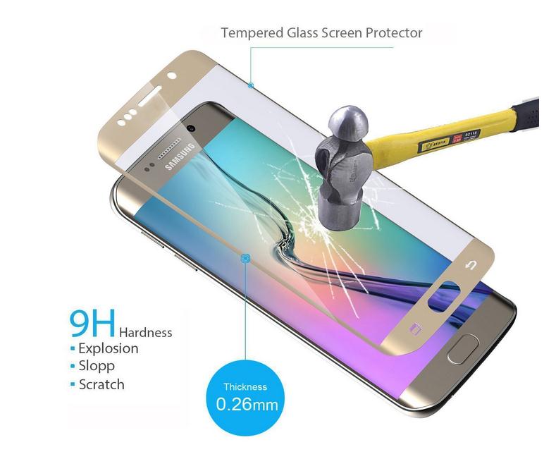 Galaxy S6 edge fully covered Curved Tempered Glass Screen protetor Galaxy S6 edge fully covered Curved Tempered Glass Screen protetor