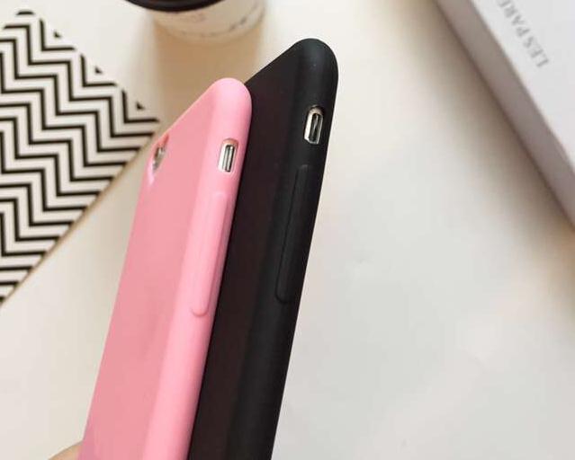 iPhone 6 Plus 6S Plus TPU case heart style camera hole Soft Gel Ultra Thin  case