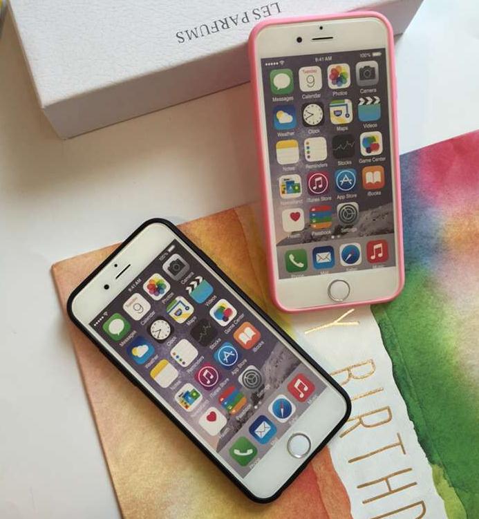 iPhone 6 Plus 6S Plus TPU case heart style camera hole Soft Gel Ultra Thin  case