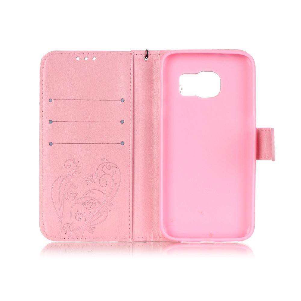 Samsung Galaxy S7 Case Premium leather Embossing wallet folio case Samsung Galaxy S7 Case Premium leather Embossing wallet folio case