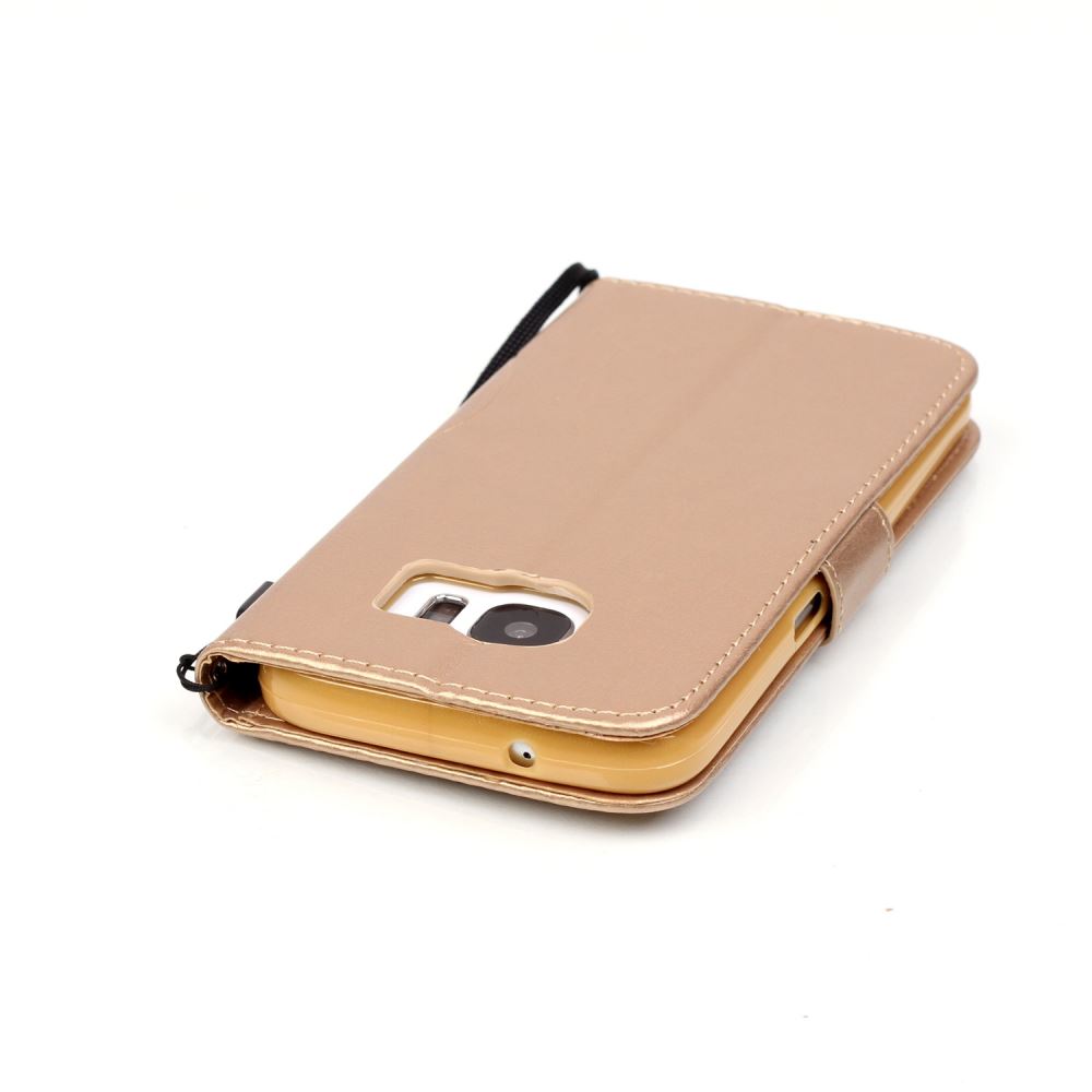 Samsung Galaxy S7 Case Premium leather Embossing wallet folio case