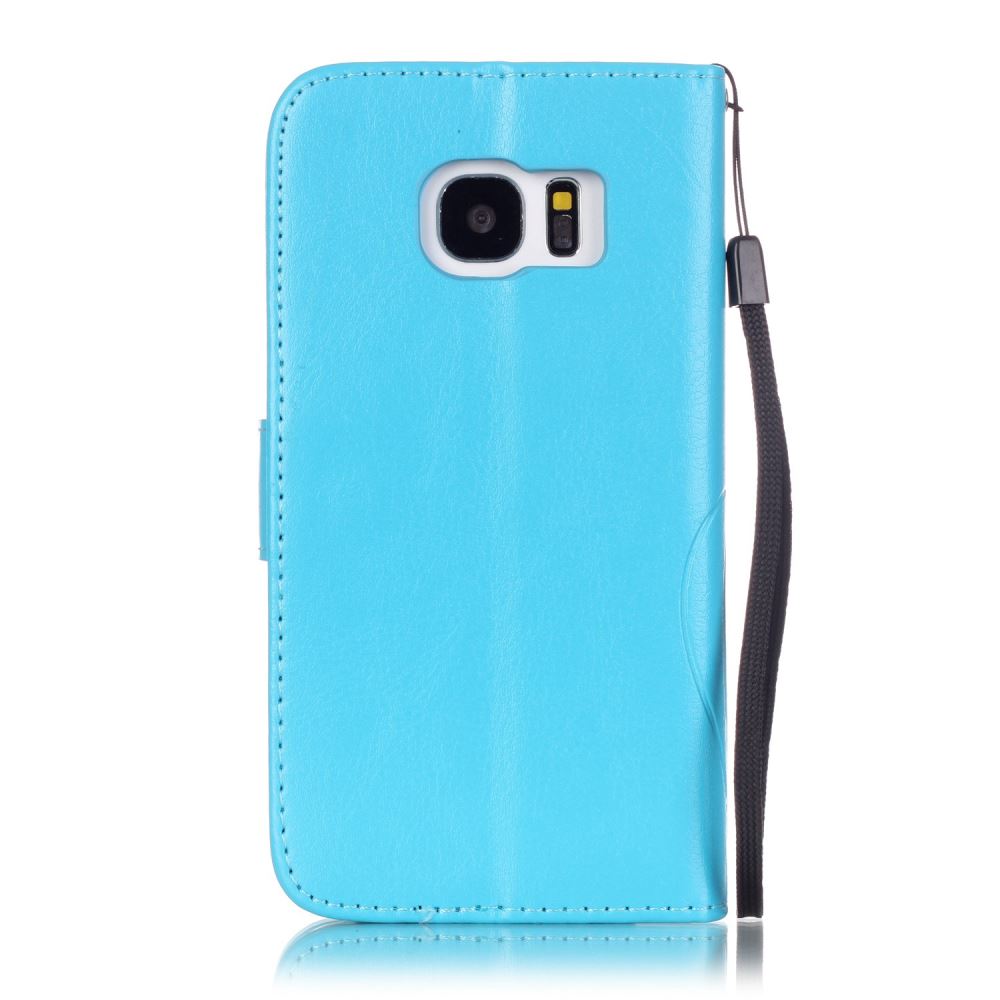 Samsung Galaxy S7 Case Premium leather Embossing wallet folio case