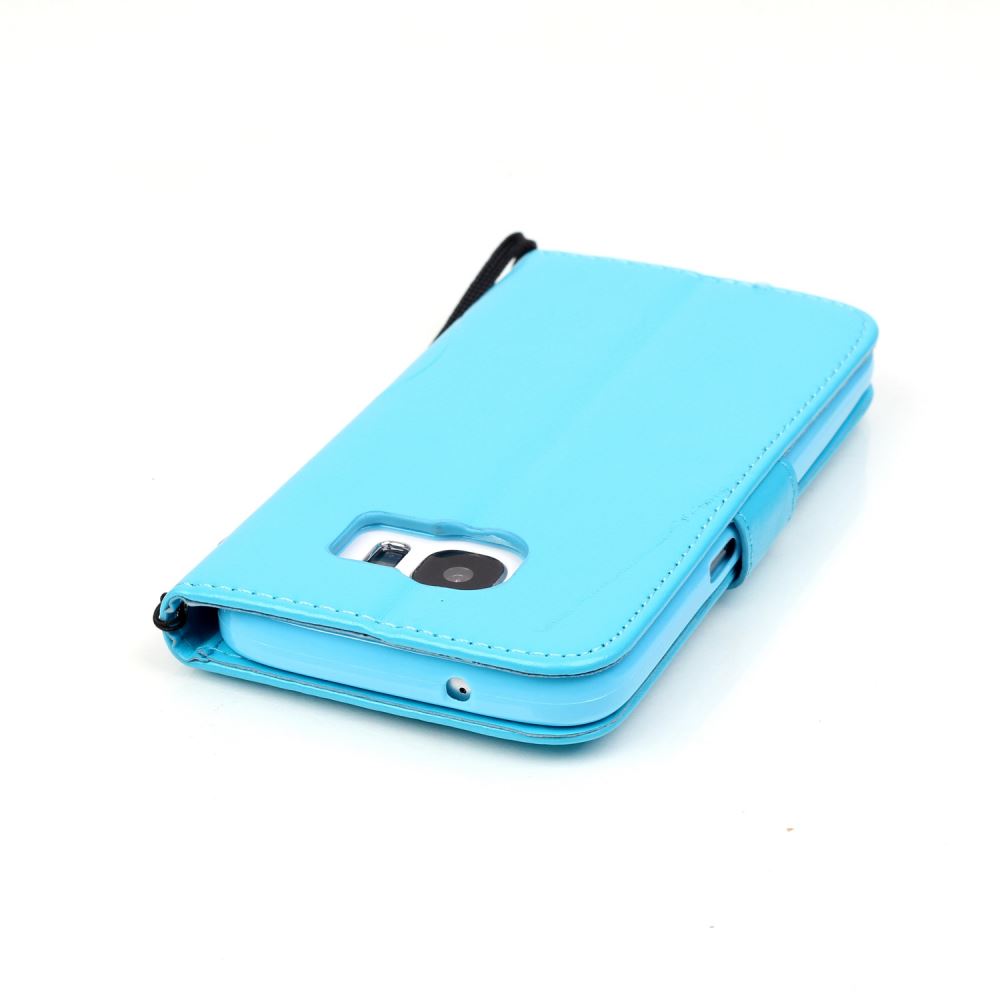 Samsung Galaxy S7 Case Premium leather Embossing wallet folio case