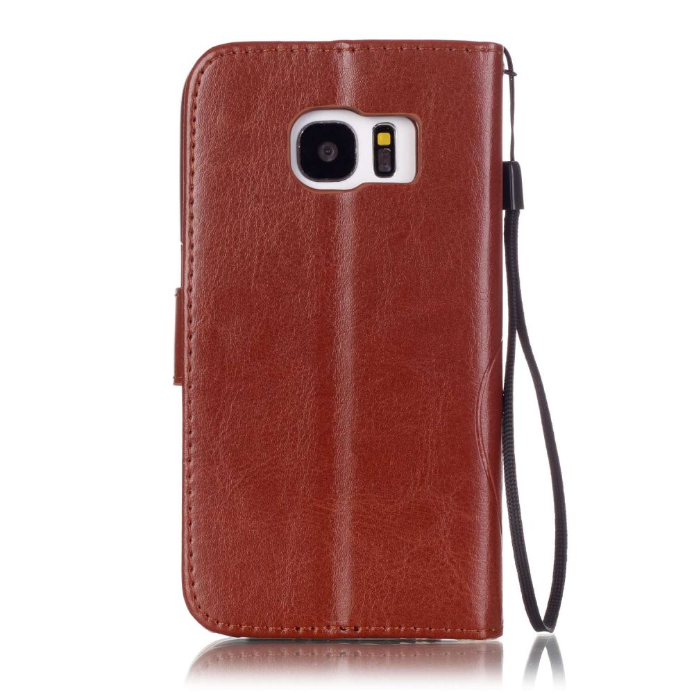 Samsung Galaxy S7 Case Premium leather Embossing wallet folio case