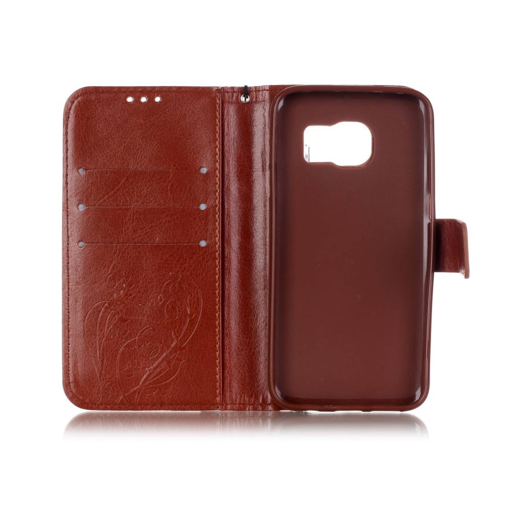 Samsung Galaxy S7 Case Premium leather Embossing wallet folio case