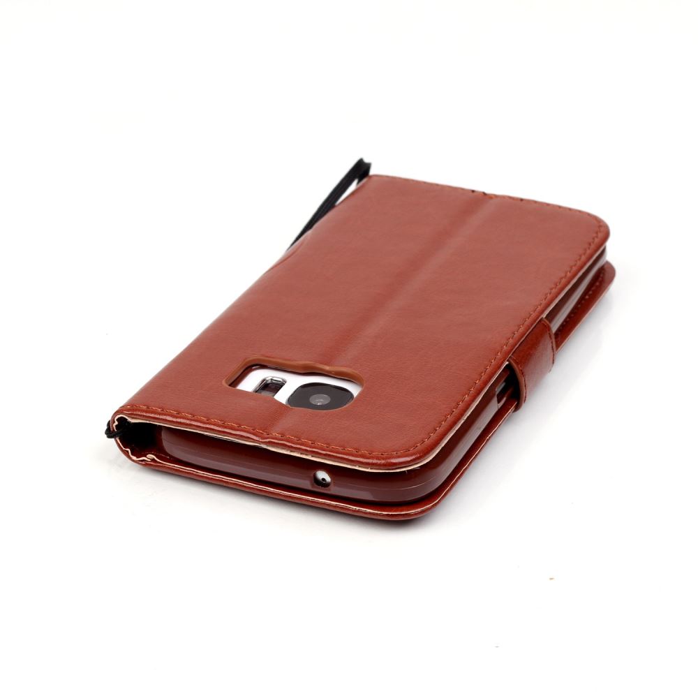 Samsung Galaxy S7 Case Premium leather Embossing wallet folio case