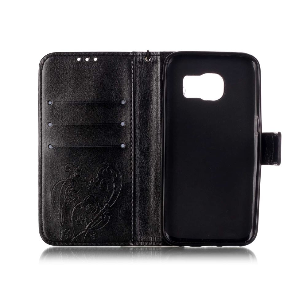 Samsung Galaxy S7 Case Premium leather Embossing wallet folio case Samsung Galaxy S7 Case Premium leather Embossing wallet folio case