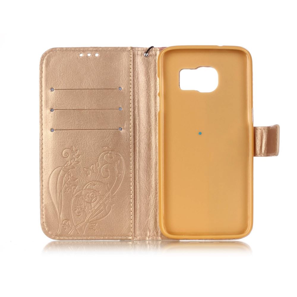 Samsung Galaxy S7 Edge Case Premium leather Embossing wallet folio case Samsung Galaxy S7 Edge Case Premium leather Embossing wallet folio case