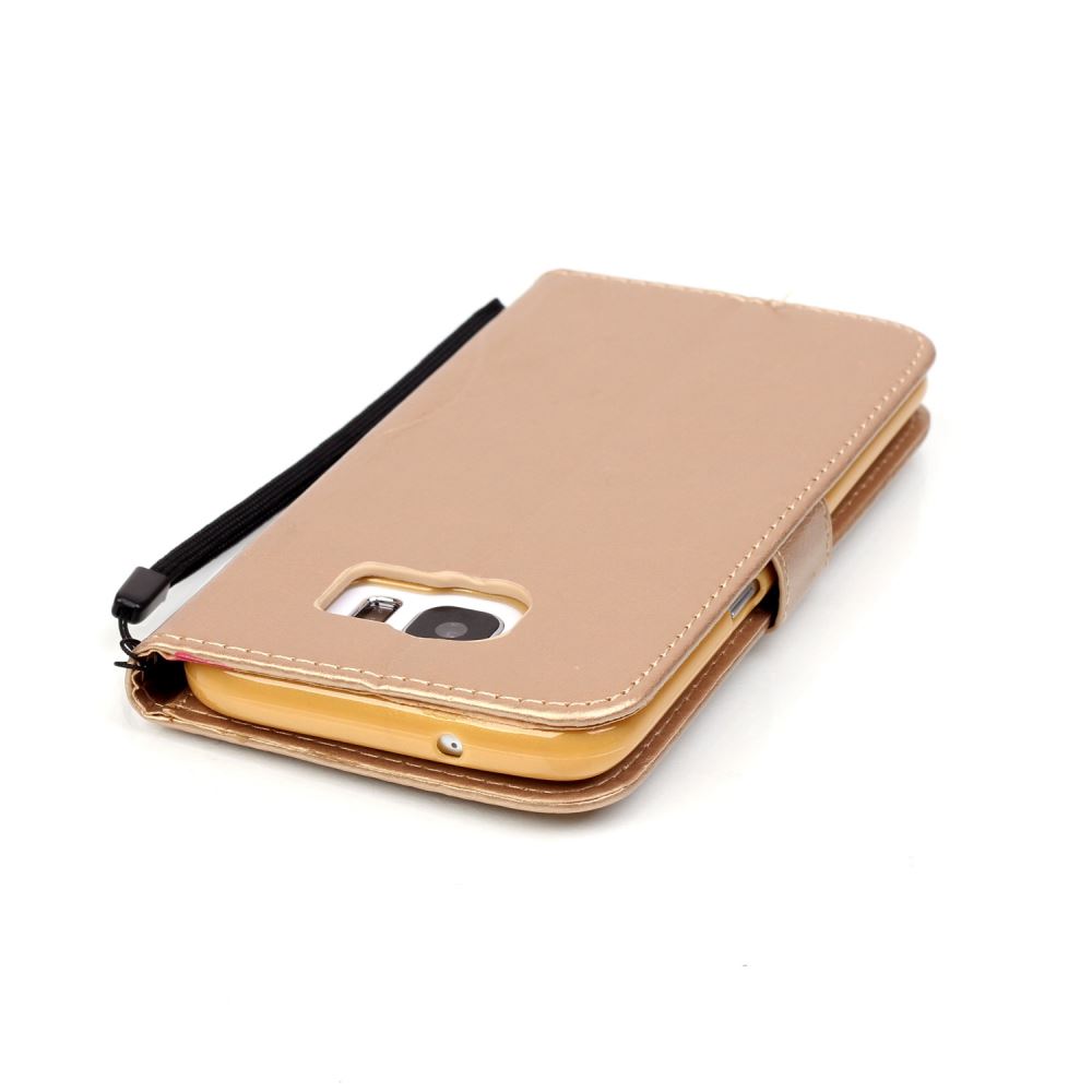 Samsung Galaxy S7 Edge Case Premium leather Embossing wallet folio case Samsung Galaxy S7 Edge Case Premium leather Embossing wallet folio case