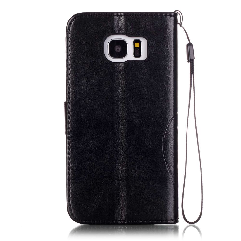 Samsung Galaxy S7 edge Case Premium leather Embossing wallet folio case