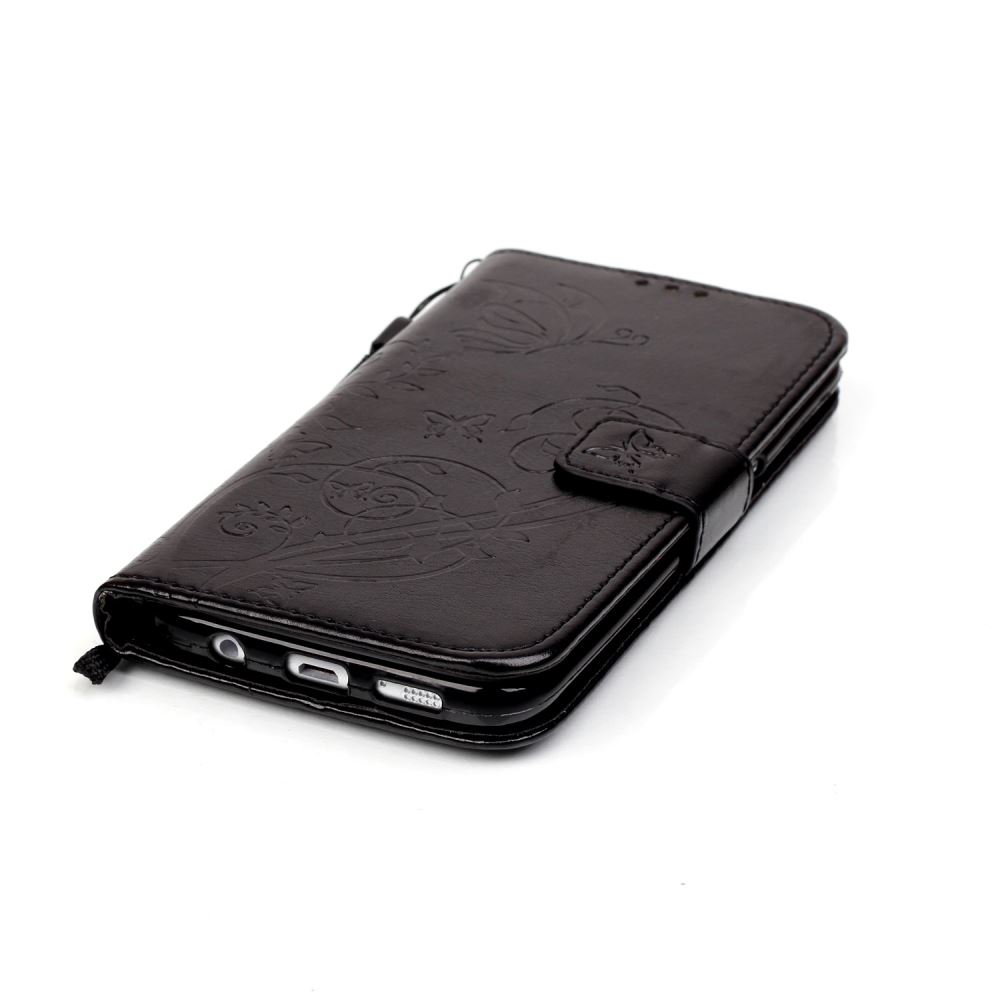 Samsung Galaxy S7 edge Case Premium leather Embossing wallet folio case