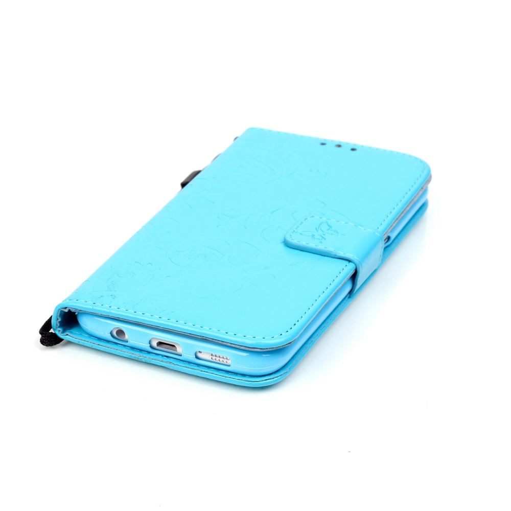 Samsung Galaxy S7 edge Case Premium leather Embossing wallet folio case