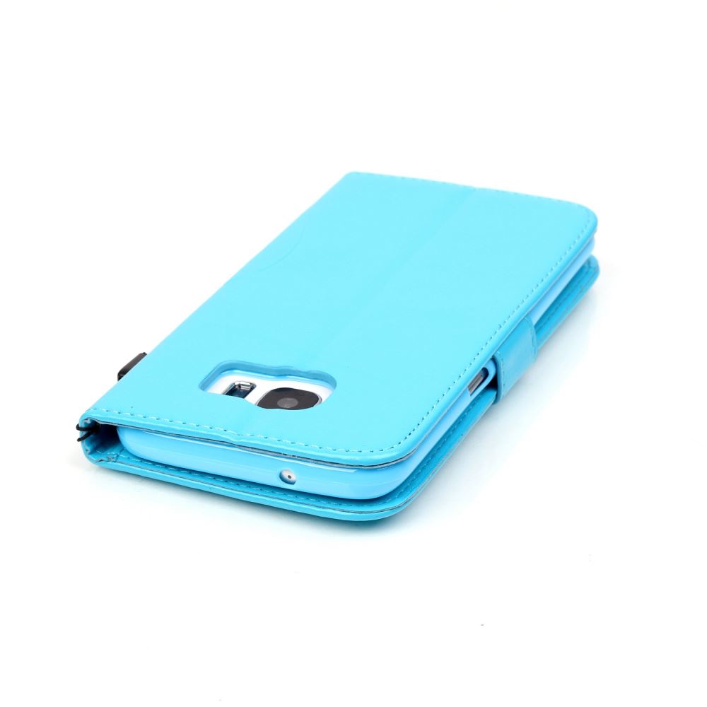 Samsung Galaxy S7 edge Case Premium leather Embossing wallet folio case