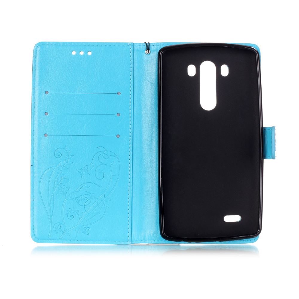 LG G3 Case Premium leather Embossing wallet folio case