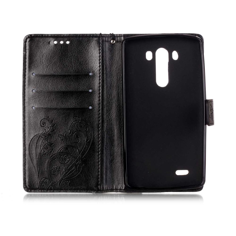 LG G3 Case Premium leather Embossing wallet folio case