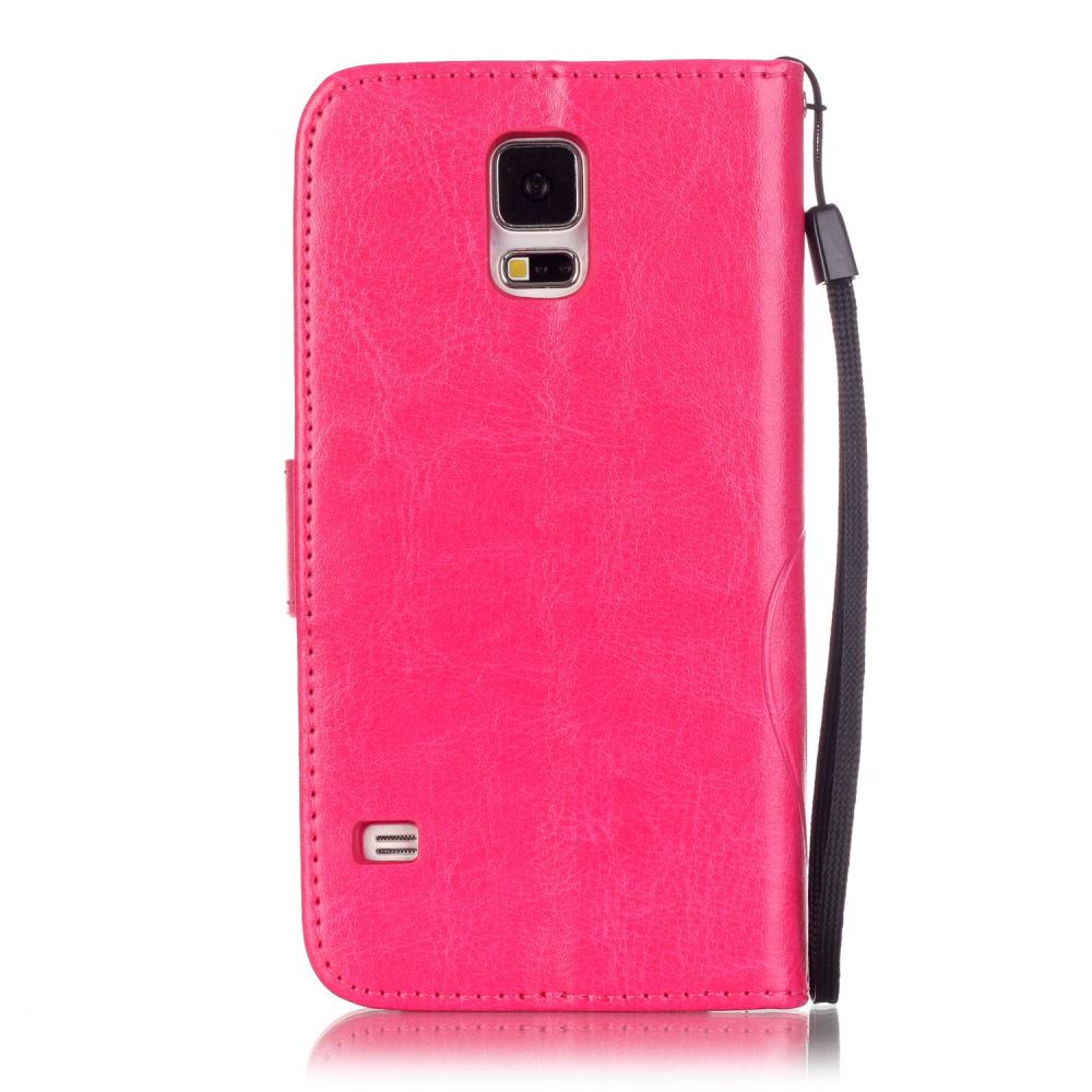Galaxy S5 case Premium Leather Embossing wallet  Folio case