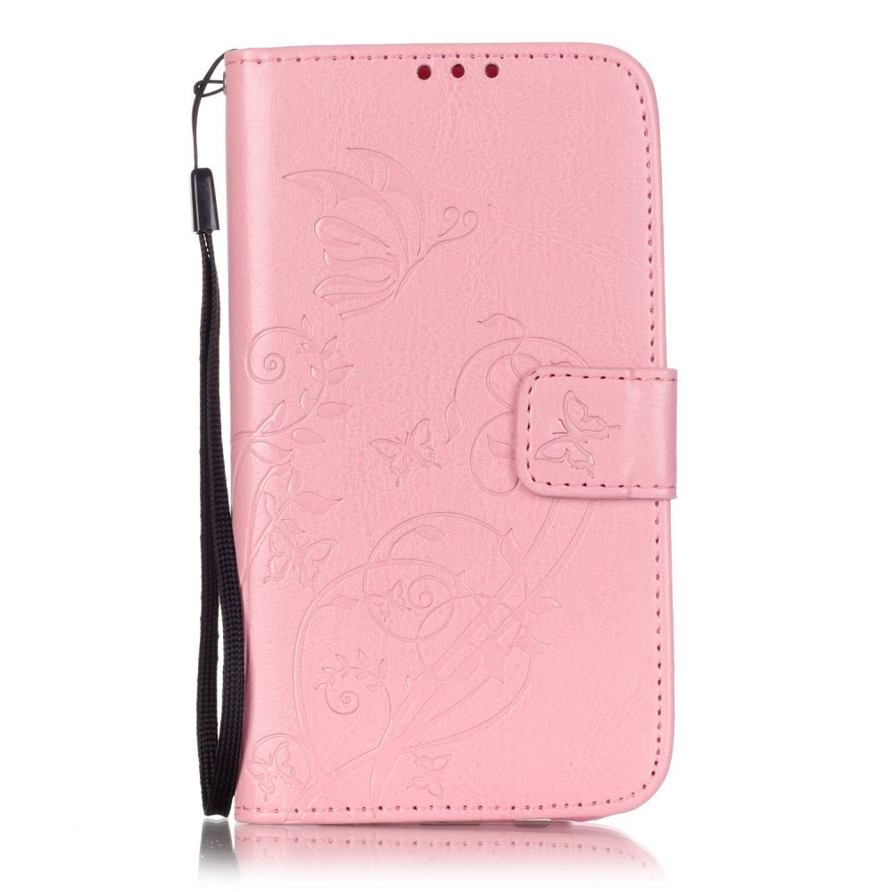 Samsung Galaxy J5 CASE Premium Leather Embossing wallet Folio case
