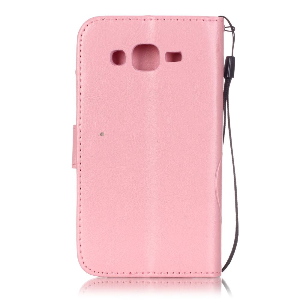 Samsung Galaxy J5 CASE Premium Leather Embossing wallet Folio case