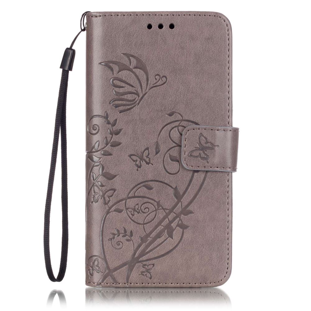 HUAWEI Y6 Case Premium Leather Embossing wallet leather case HUAWEI Y6 Case Premium Leather Embossing wallet leather case