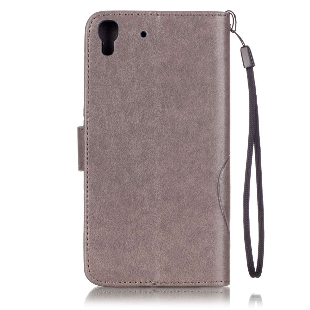 HUAWEI Y6 Case Premium Leather Embossing wallet leather case HUAWEI Y6 Case Premium Leather Embossing wallet leather case