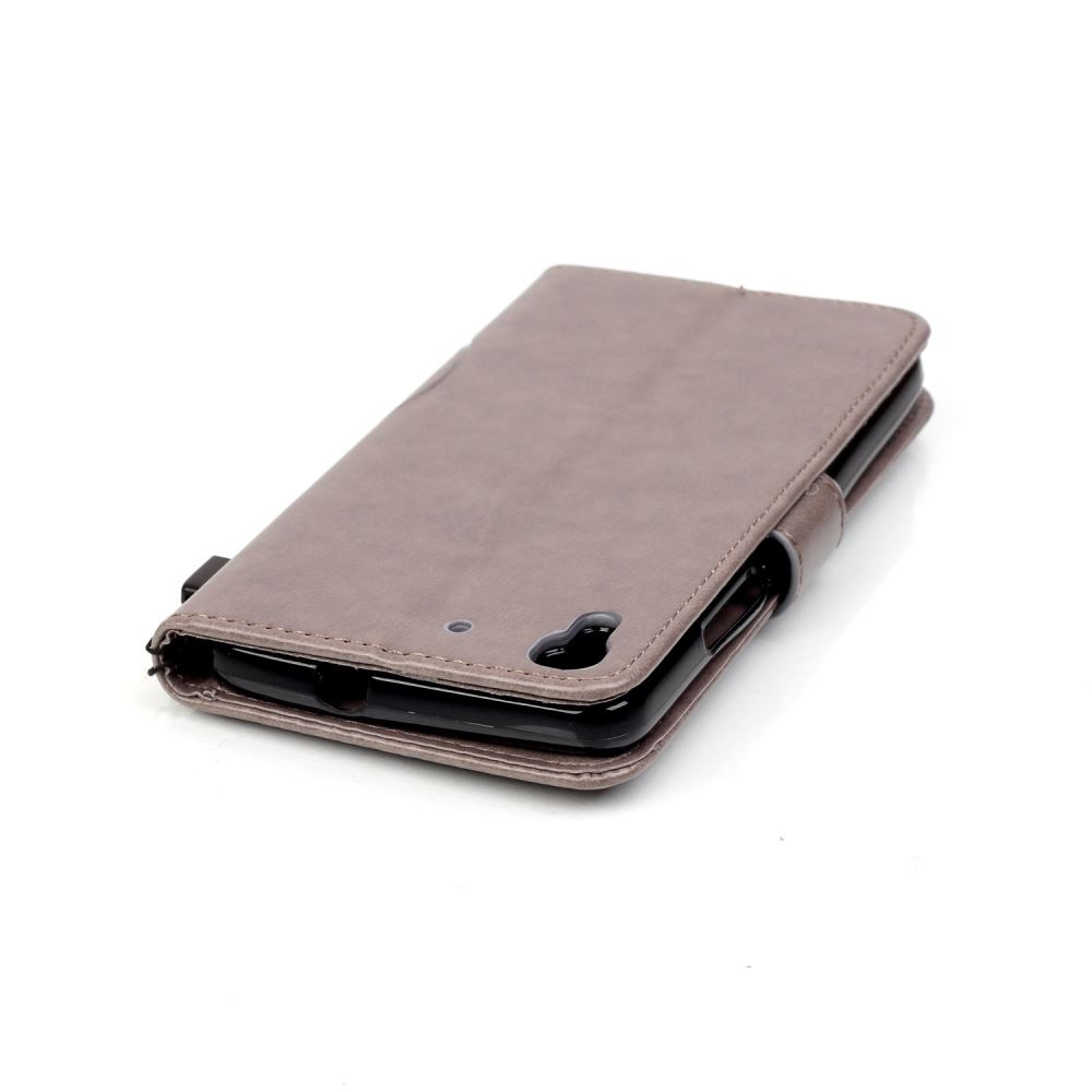 HUAWEI Y6 Case Premium Leather Embossing wallet leather case HUAWEI Y6 Case Premium Leather Embossing wallet leather case