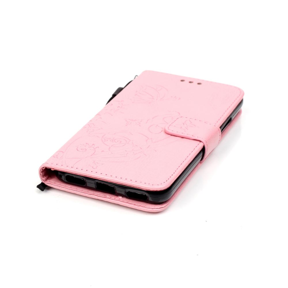 HUAWEI Y6 Case Premium Leather Embossing wallet leather case