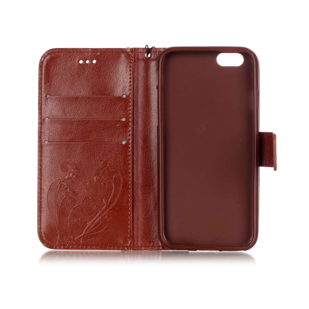 iPhone 6 6S Premium Leather Embossing wallet Folio case iPhone 6 6S Premium Leather Embossing wallet Folio case