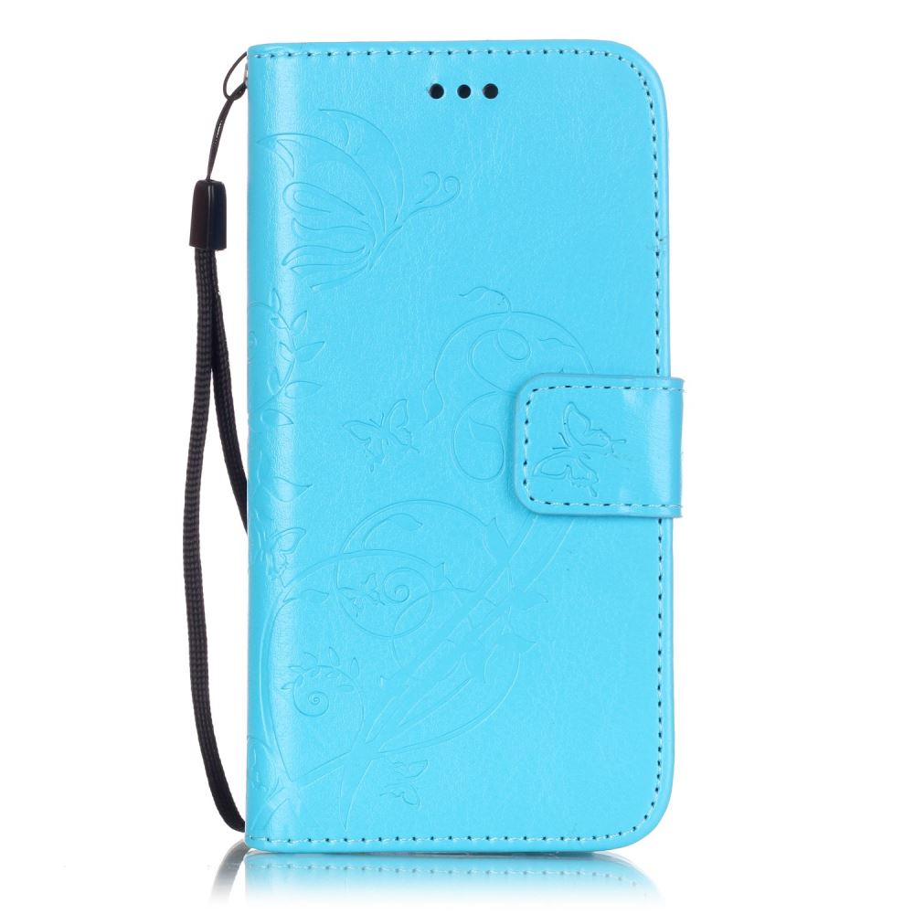 iPhone 6 6S Premium Leather Embossing wallet Folio case