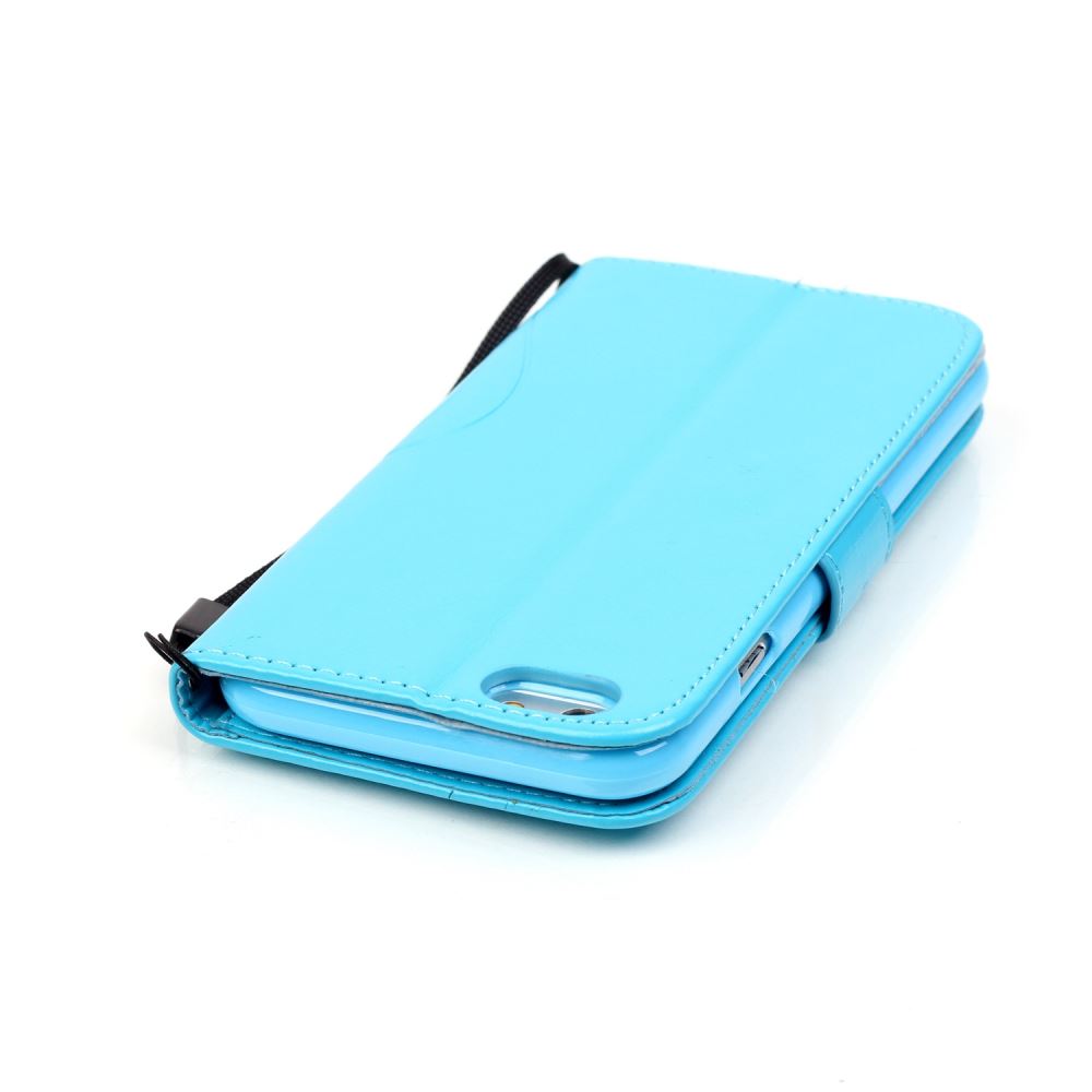 iPhone 6 6S Premium Leather Embossing wallet Folio case