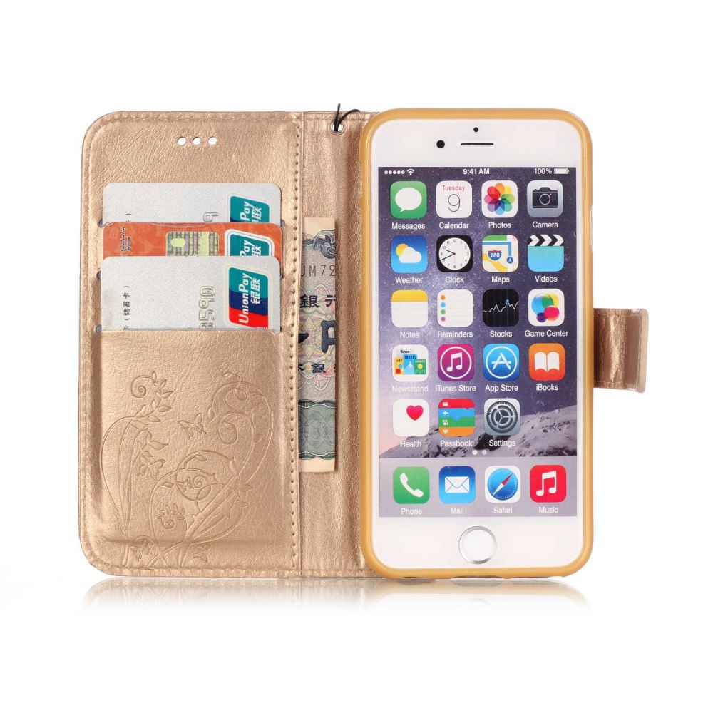 iPhone 6 6S Premium Leather Embossing wallet Folio case iPhone 6 6S Premium Leather Embossing wallet Folio case