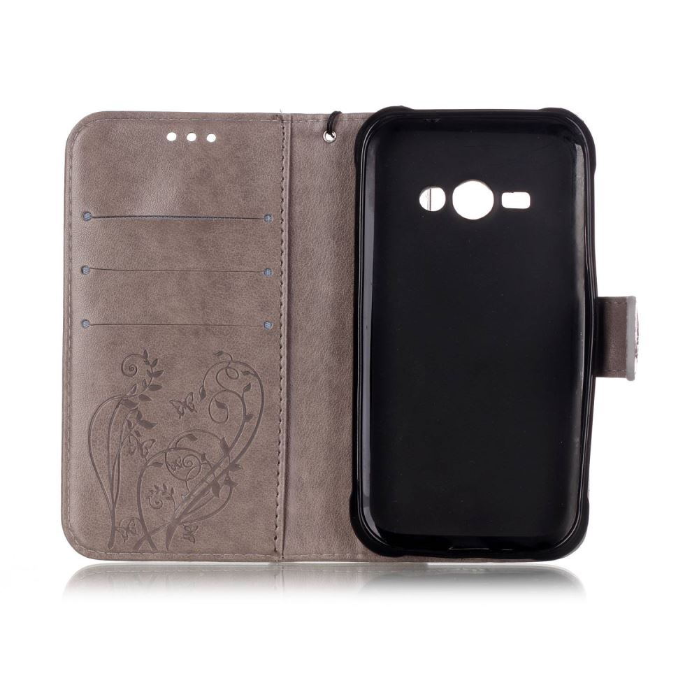 Galaxy J1 ACE Case Premium Leather Embossing wallet Folio case Galaxy J1 ACE Case Premium Leather Embossing wallet Folio case