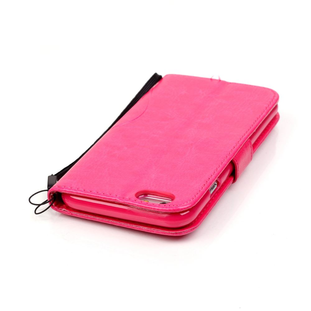 iPhone 6 6S Plus case Premium Leather Embossing wallet Folio case