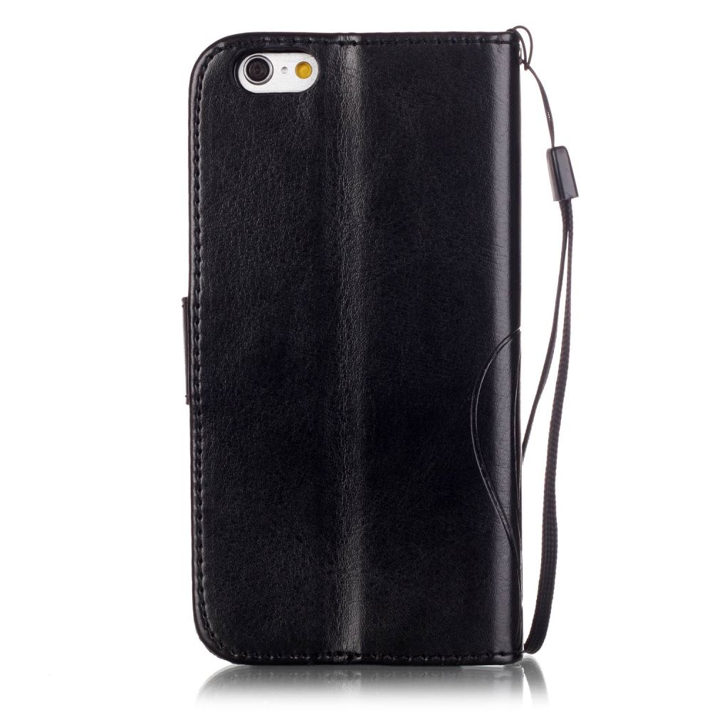 iPhone 6 6S Plus case Premium Leather Embossing wallet Folio case