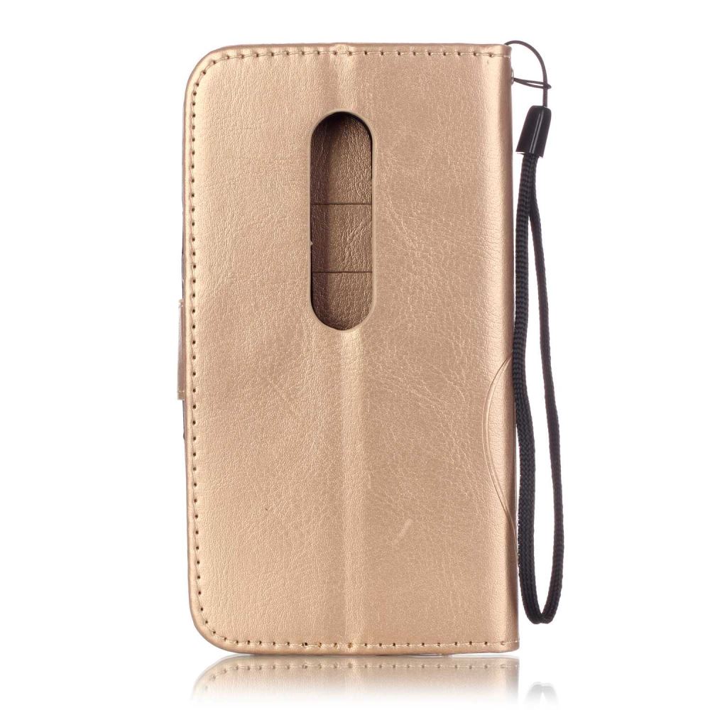 MOTO G3 case Premium leather Embossing  wallet flip case MOTO G 3rd Gen