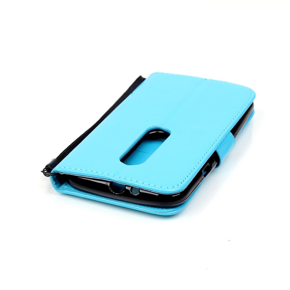 MOTO G3 case Premium leather Embossing  wallet flip case MOTO G 3rd Gen
